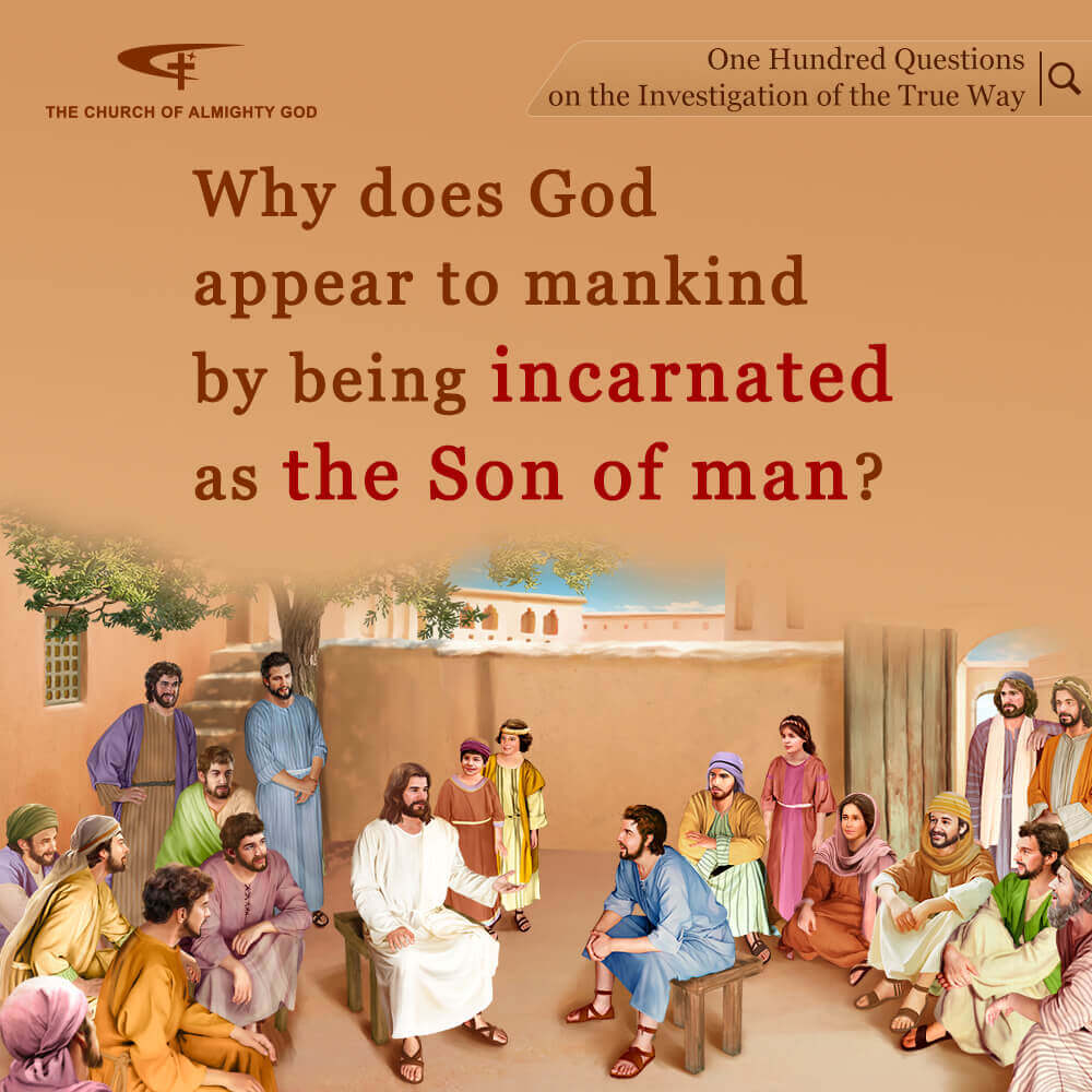 The incarnated as the son of man